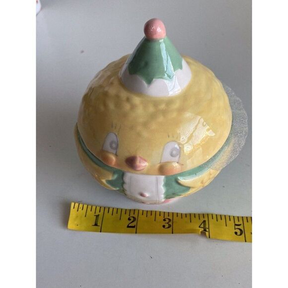 JOHANNA PARKER DESIGN Spring Easter Chick & Bunny Ceramic Sugar & Creamer Set - Picture 8 of 11